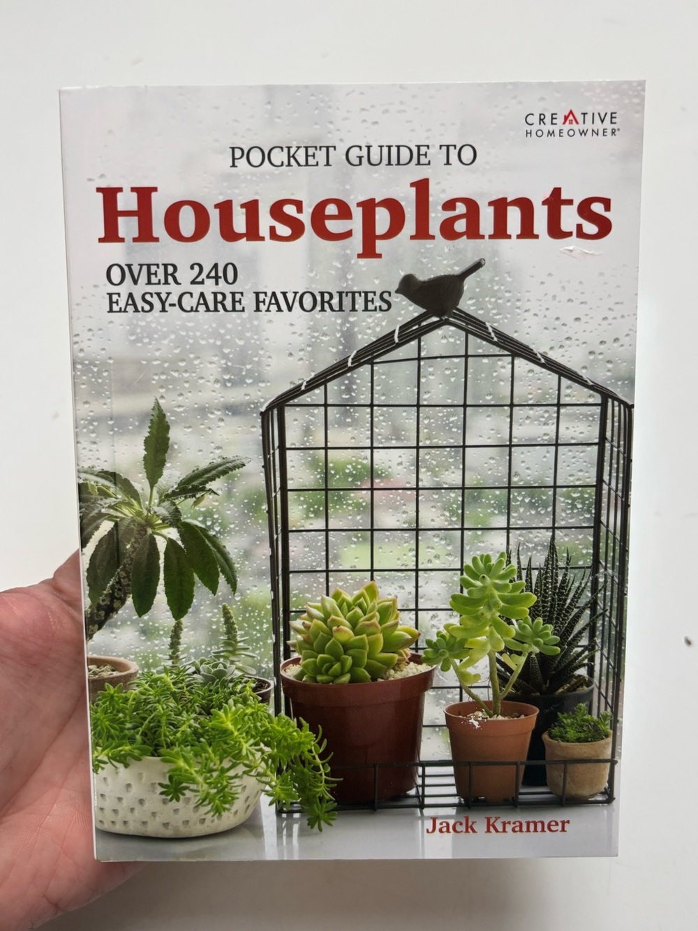 Pocket guide to houseplants by Jack Kramer paperback book